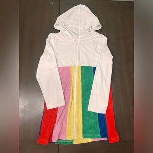 Hanna Andersson size 8 girls hooded swim cover up